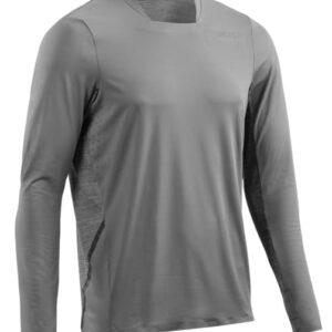 Мужская спортивная функциональная футболка CEP с длинным рукавом для комфорта во время занятий бегом