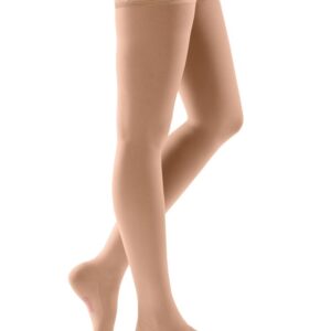 Комфортные компрессионные чулки 1-ого класса компрессии mediven comfort с открытым носком для лечения заболеваний вен при чувствительной коже