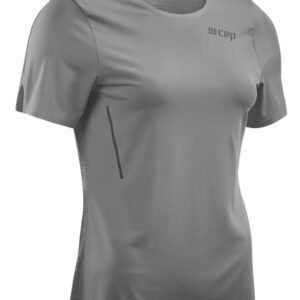 Женская спортивная функциональная футболка CEP с коротким рукавом для комфорта во время занятий бегом