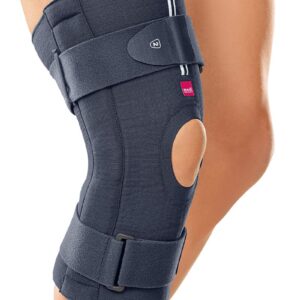 Полужесткий нерегулируемый ортез STABIMED PRO на коленный сустав для использования в отдаленном периоде после травм и операций.